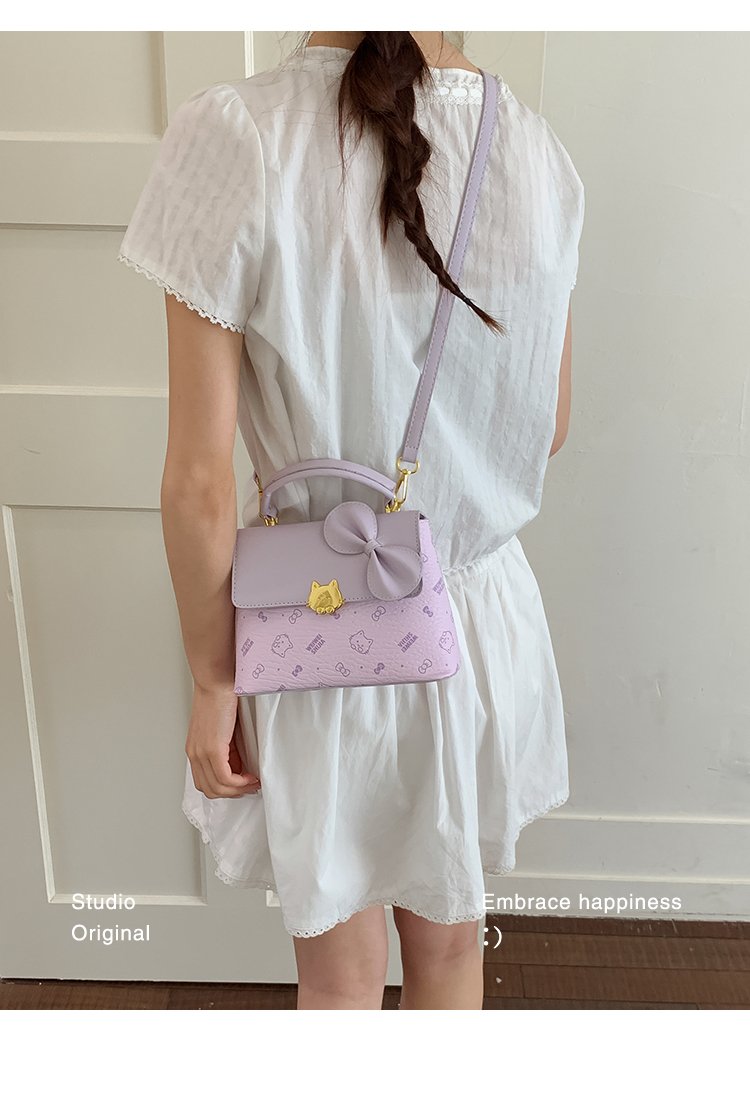 Women's PU Leather Bow Flap Top Handle Crossbody Bag detail 35