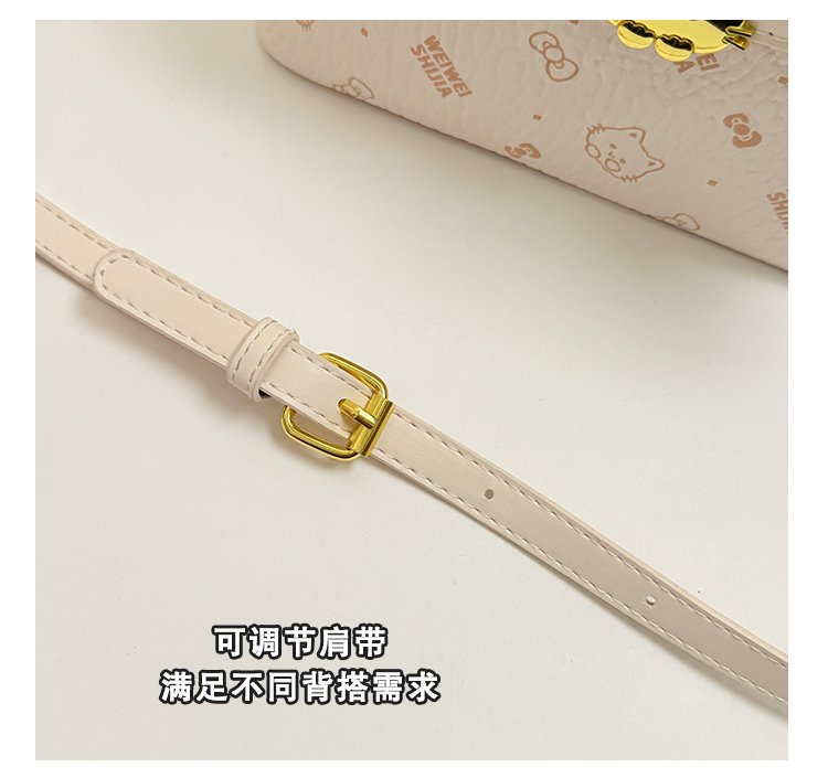 Women's PU Leather Bow Flap Top Handle Crossbody Bag detail 8