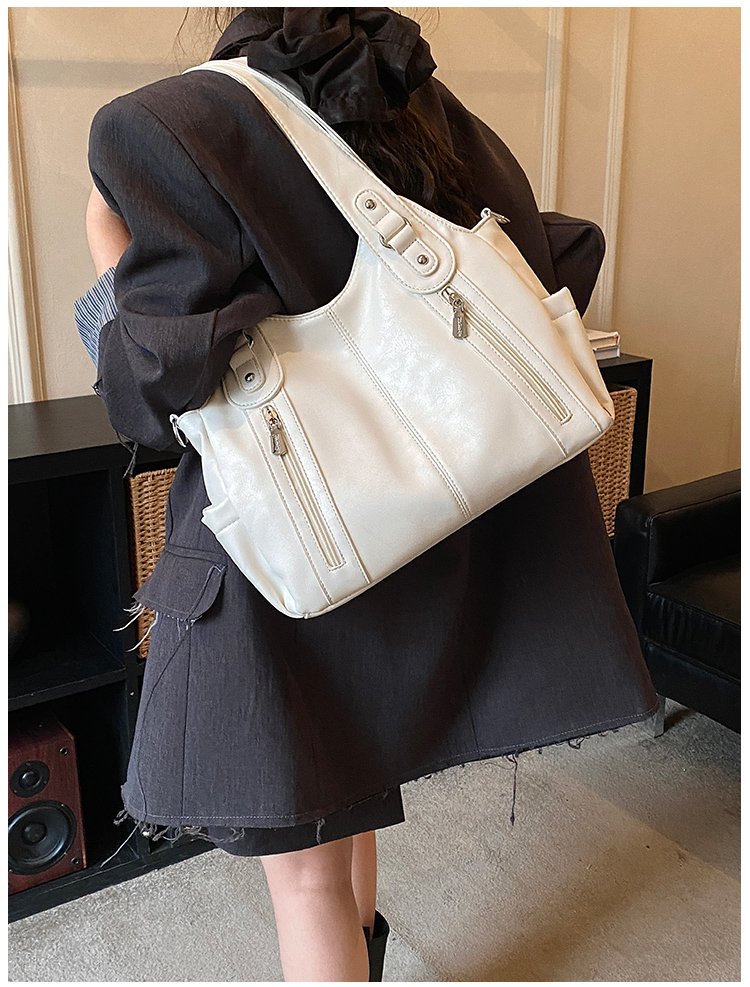 Women's PU Leather Buckle Shoulder Bag detail 18