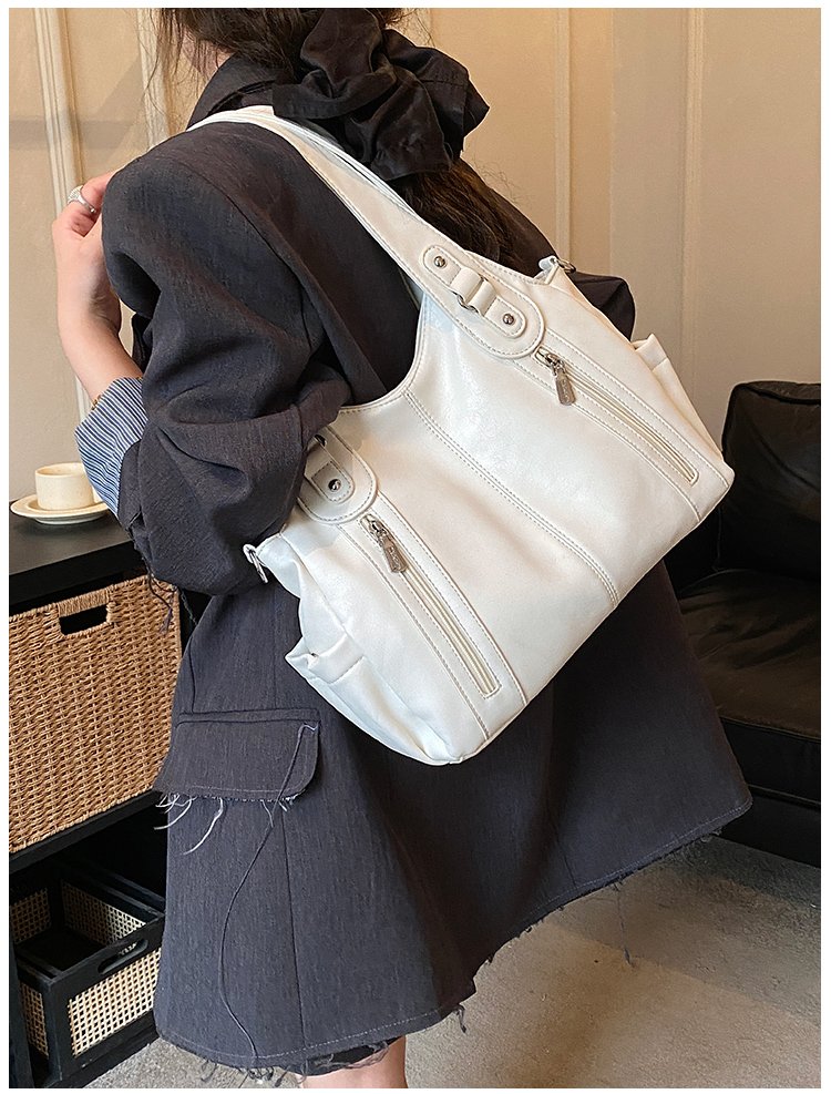 Women's PU Leather Buckle Shoulder Bag detail 19