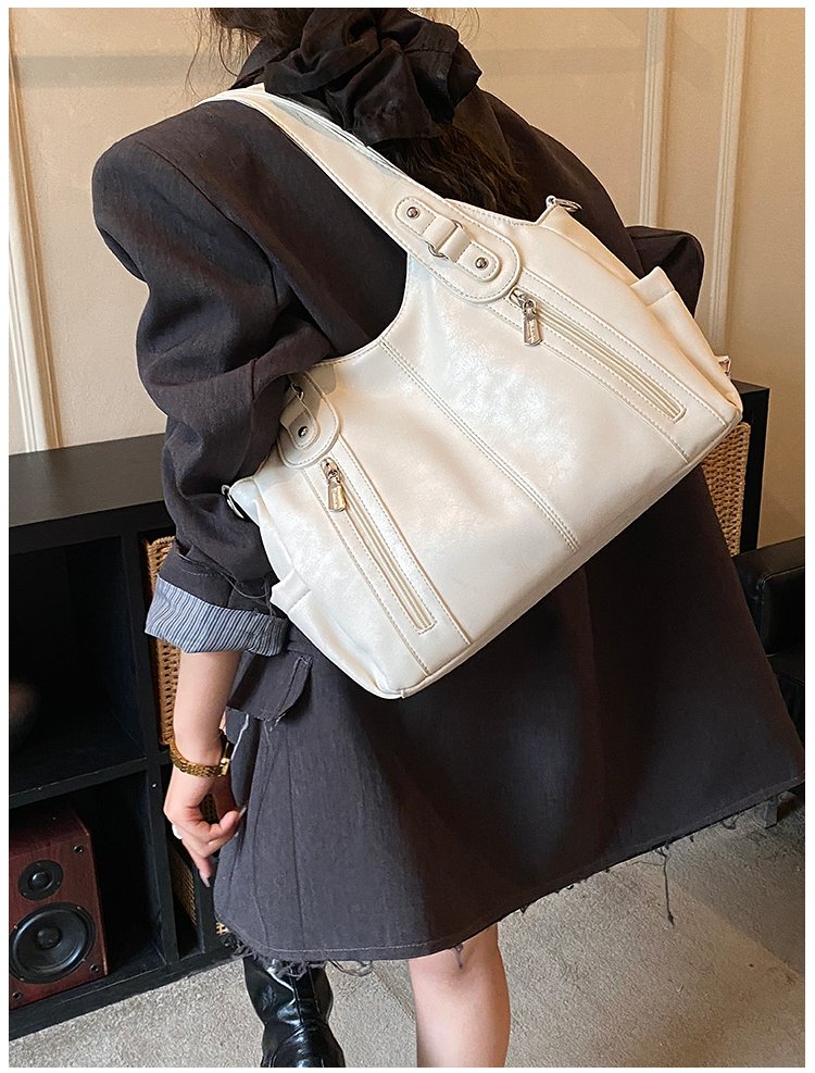 Women's PU Leather Buckle Shoulder Bag detail 20