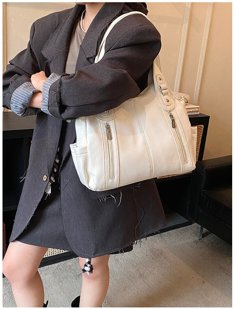 Women's PU Leather Buckle Shoulder Bag detail 21