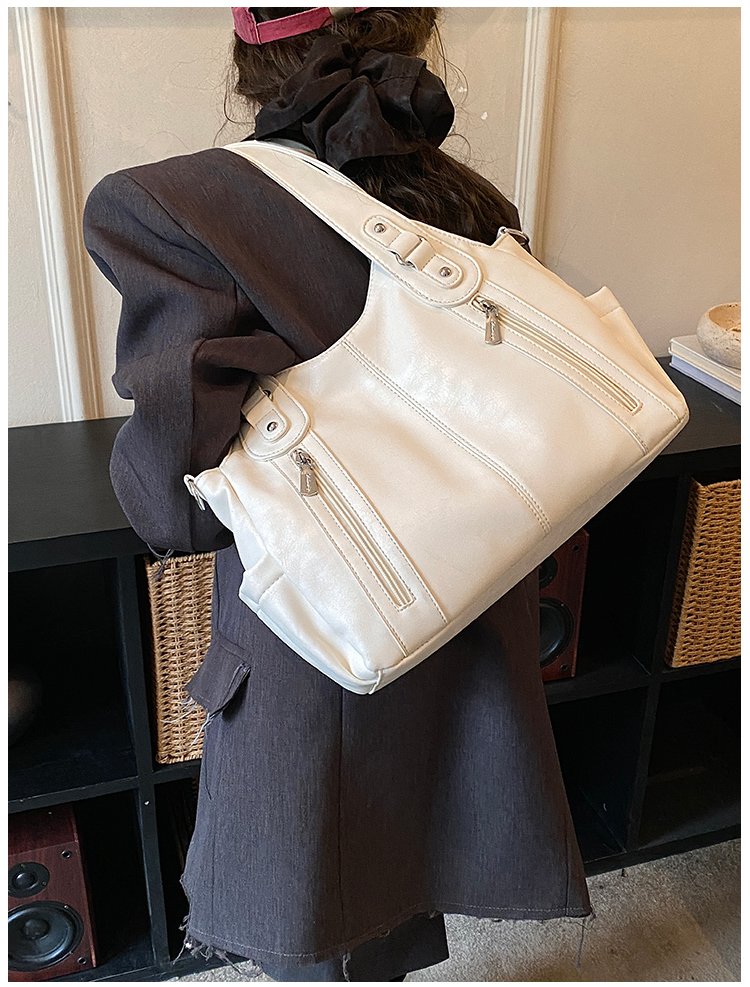 Women's PU Leather Buckle Shoulder Bag detail 23