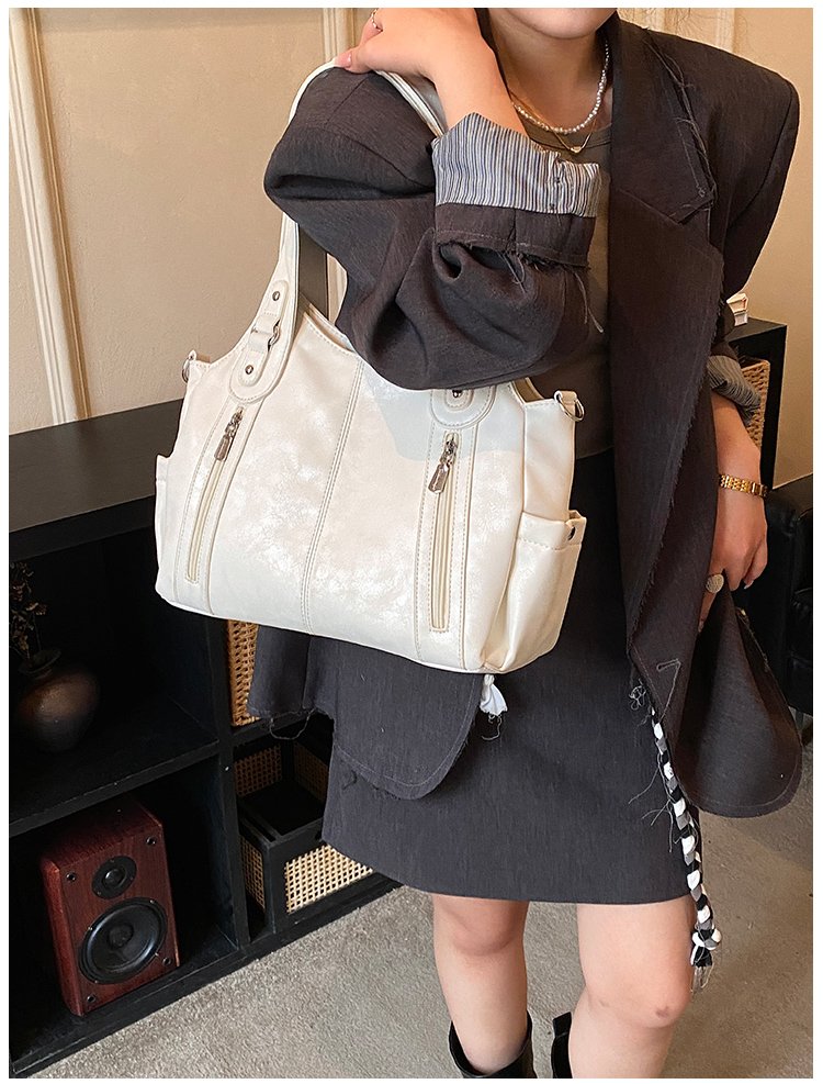 Women's PU Leather Buckle Shoulder Bag detail 24