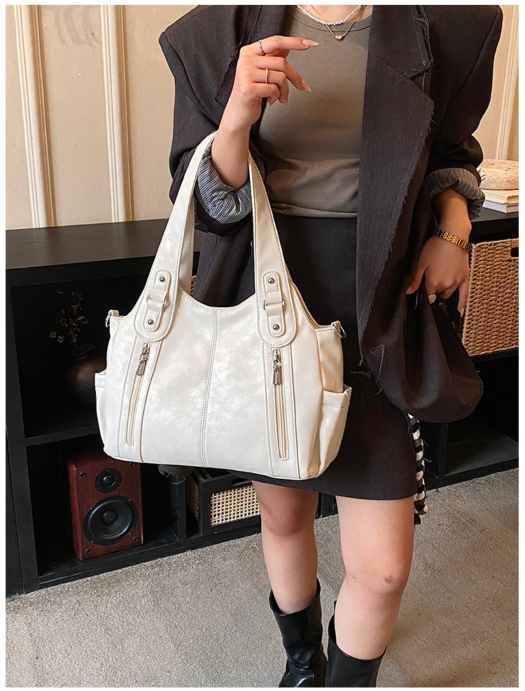Women's PU Leather Buckle Shoulder Bag detail 25