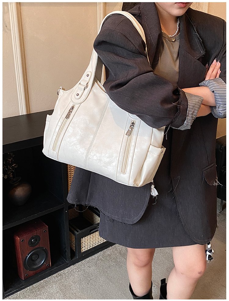 Women's PU Leather Buckle Shoulder Bag detail 26