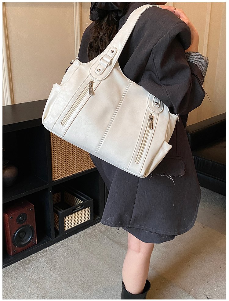 Women's PU Leather Buckle Shoulder Bag detail 29