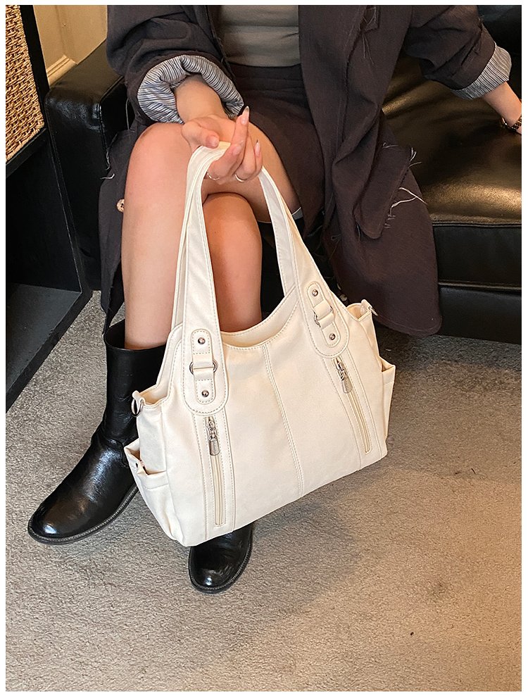 Women's PU Leather Buckle Shoulder Bag detail 31