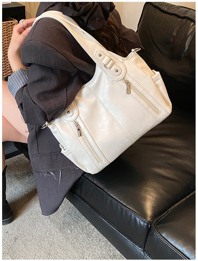 Women's PU Leather Buckle Shoulder Bag detail 32