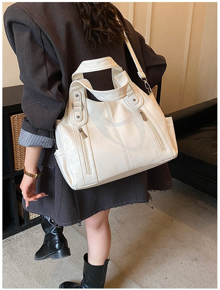 Women's PU Leather Buckle Shoulder Bag detail 35