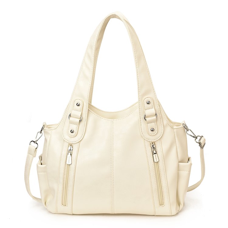Women's PU Leather Buckle Shoulder Bag view 3