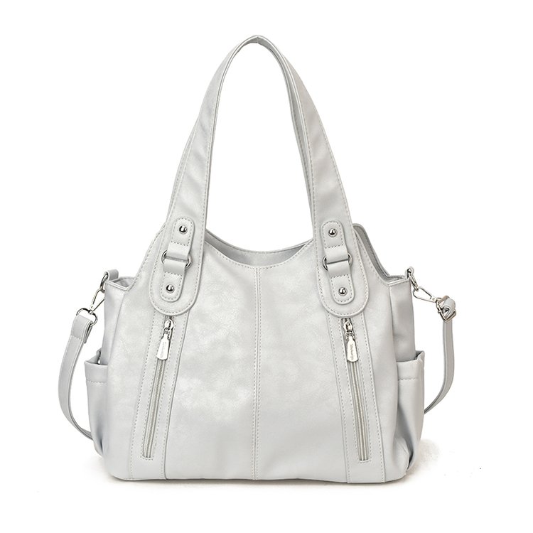 Women's PU Leather Buckle Shoulder Bag view 5