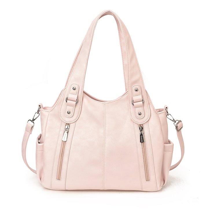 Women's PU Leather Buckle Shoulder Bag view 1