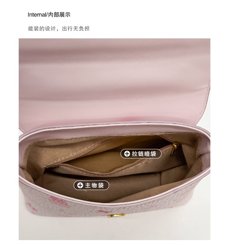 Women's PU Leather Buckle Top Handle Crossbody Bag detail 9