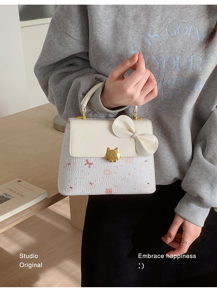 Women's PU Leather Buckle Top Handle Crossbody Bag detail 28
