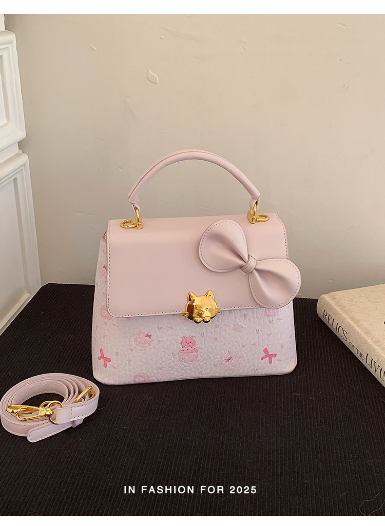 Women's PU Leather Buckle Top Handle Crossbody Bag detail 38