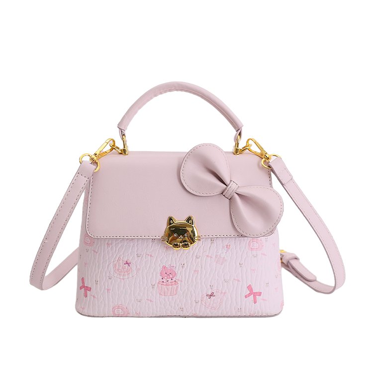 Women's PU Leather Buckle Top Handle Crossbody Bag view 1