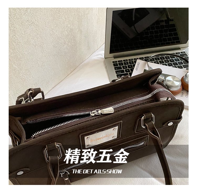 Women's PU Leather Buckle Tote Bag detail 10