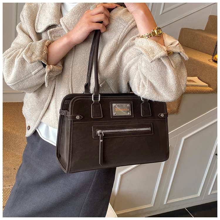 Women's PU Leather Buckle Tote Bag detail 17
