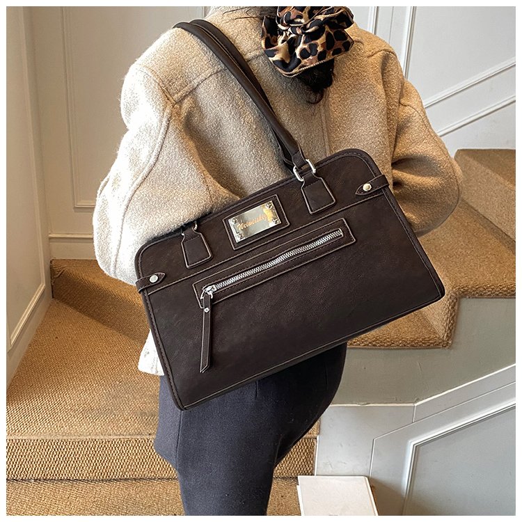 Women's PU Leather Buckle Tote Bag detail 18