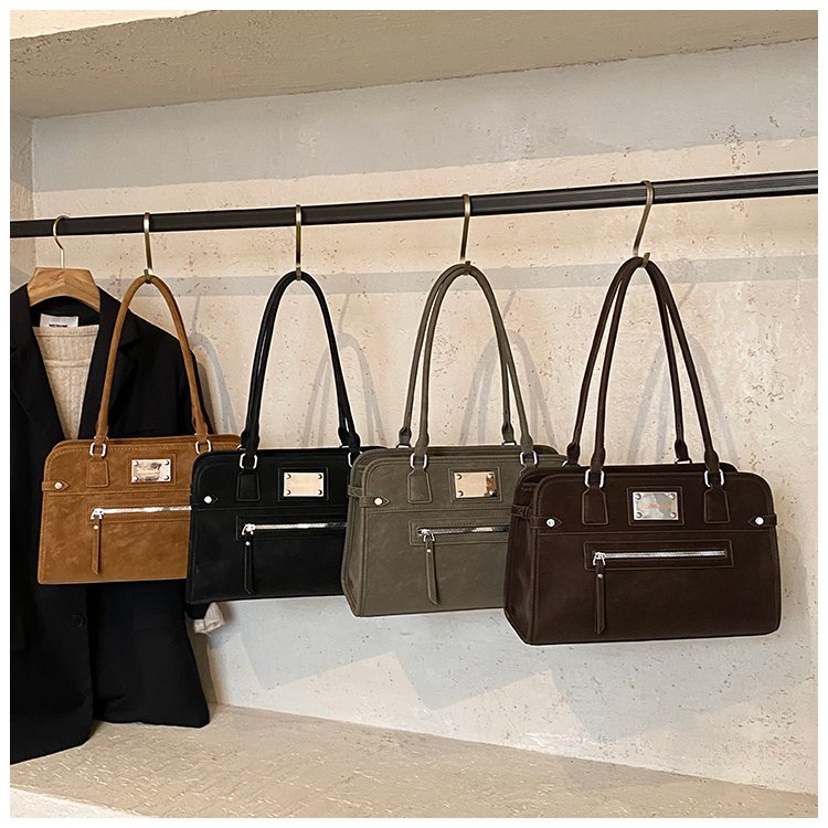 Women's PU Leather Buckle Tote Bag detail 1