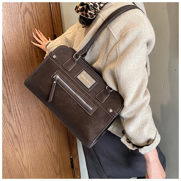 Women's PU Leather Buckle Tote Bag detail 23