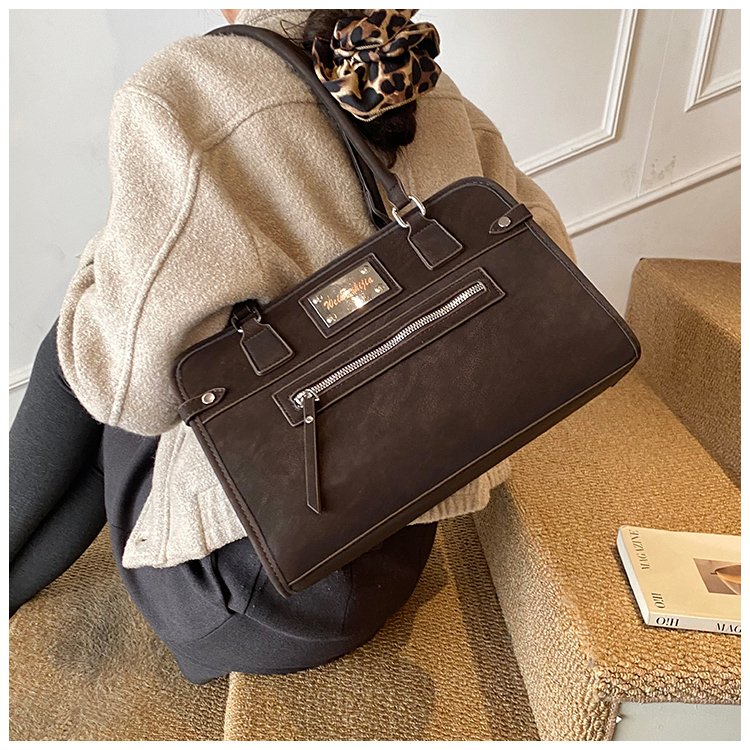 Women's PU Leather Buckle Tote Bag detail 30