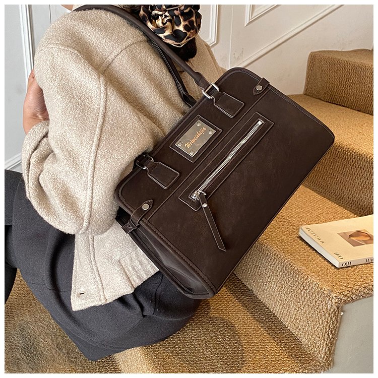 Women's PU Leather Buckle Tote Bag detail 32