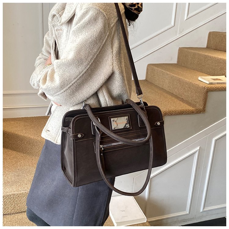 Women's PU Leather Buckle Tote Bag detail 34
