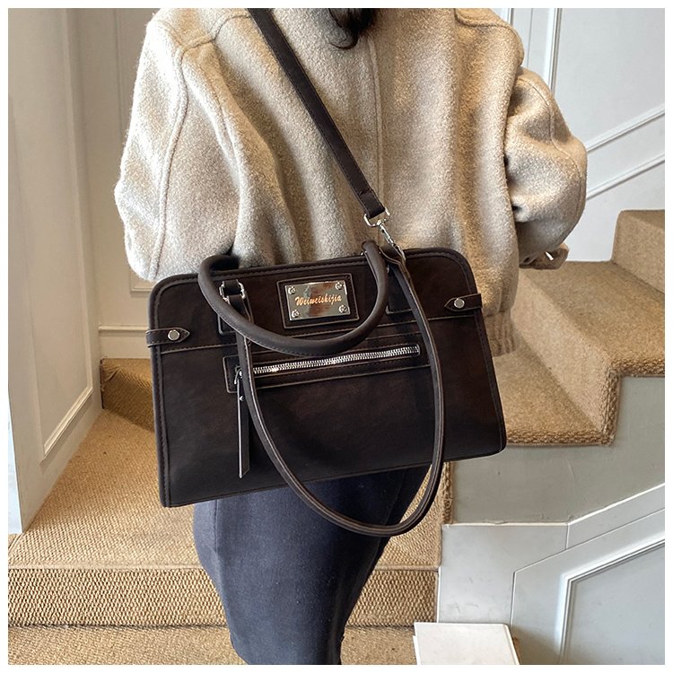 Women's PU Leather Buckle Tote Bag detail 36