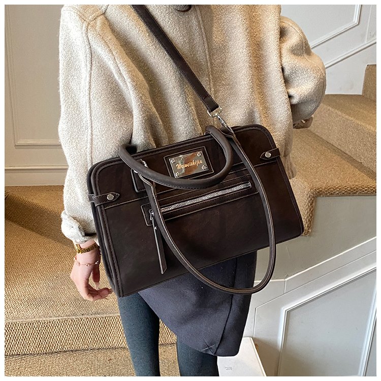 Women's PU Leather Buckle Tote Bag detail 38