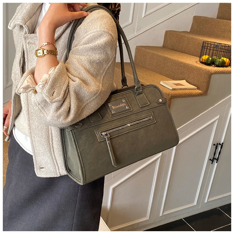 Women's PU Leather Buckle Tote Bag detail 39