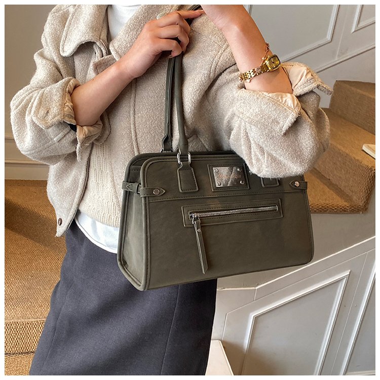 Women's PU Leather Buckle Tote Bag detail 40