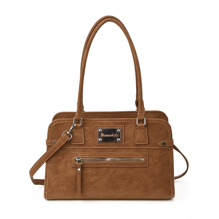 Women's PU Leather Buckle Tote Bag view 1