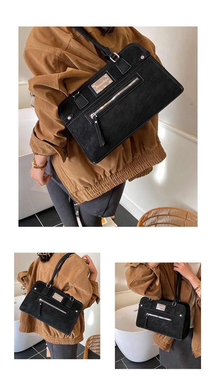 Women's PU Leather Buckle Tote Bag detail 5