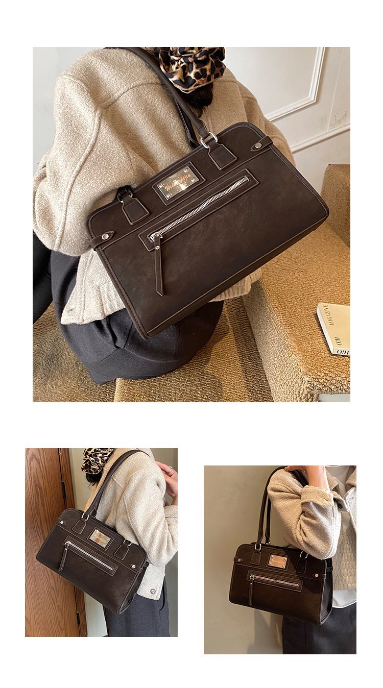 Women's PU Leather Buckle Tote Bag detail 7