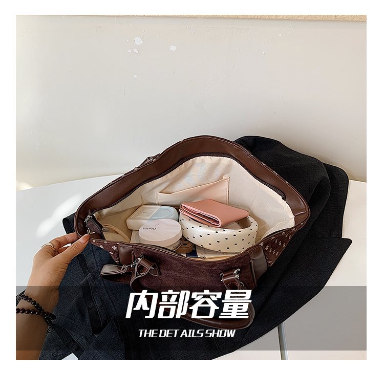 Women's Casual Cartoon Print Shell-Shaped PU Leather Handbag detail 11