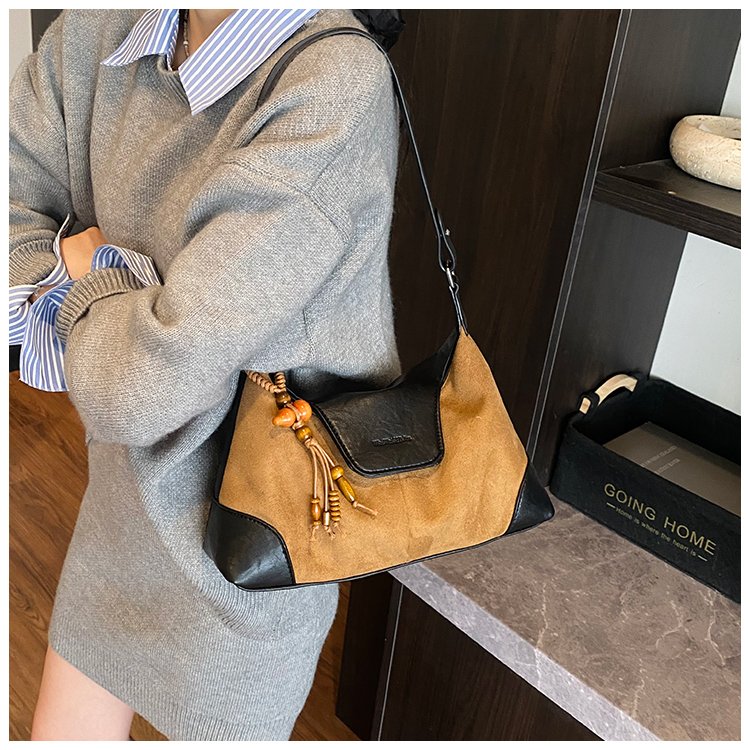 Women's PU Leather Chain Trim Shoulder Bag detail 22