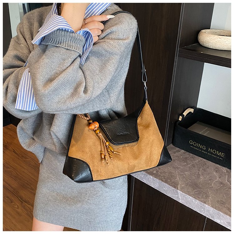 Women's PU Leather Chain Trim Shoulder Bag detail 25
