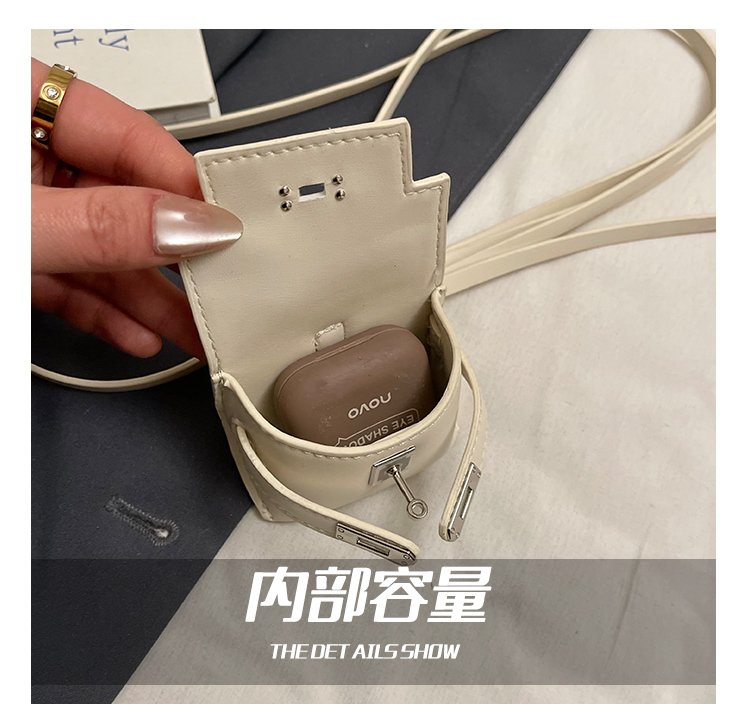 Women's PU Leather Compact Zip Mini Pouch detail 9