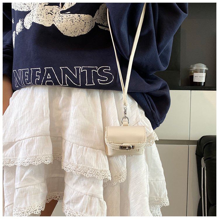 Women's PU Leather Compact Zip Mini Pouch detail 20