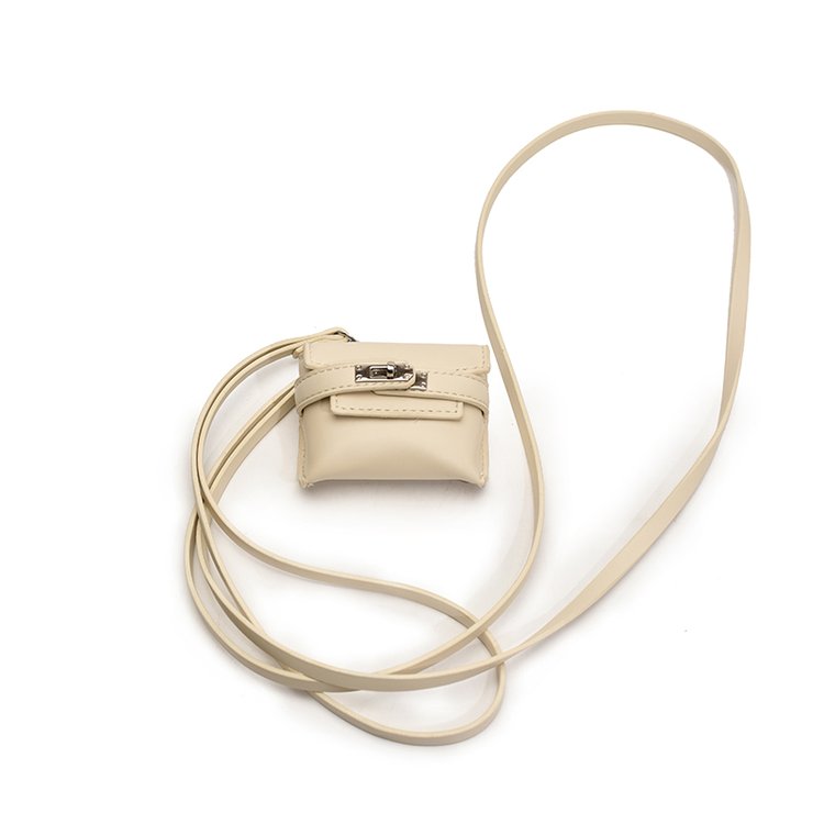 Women's PU Leather Compact Zip Mini Pouch view 3