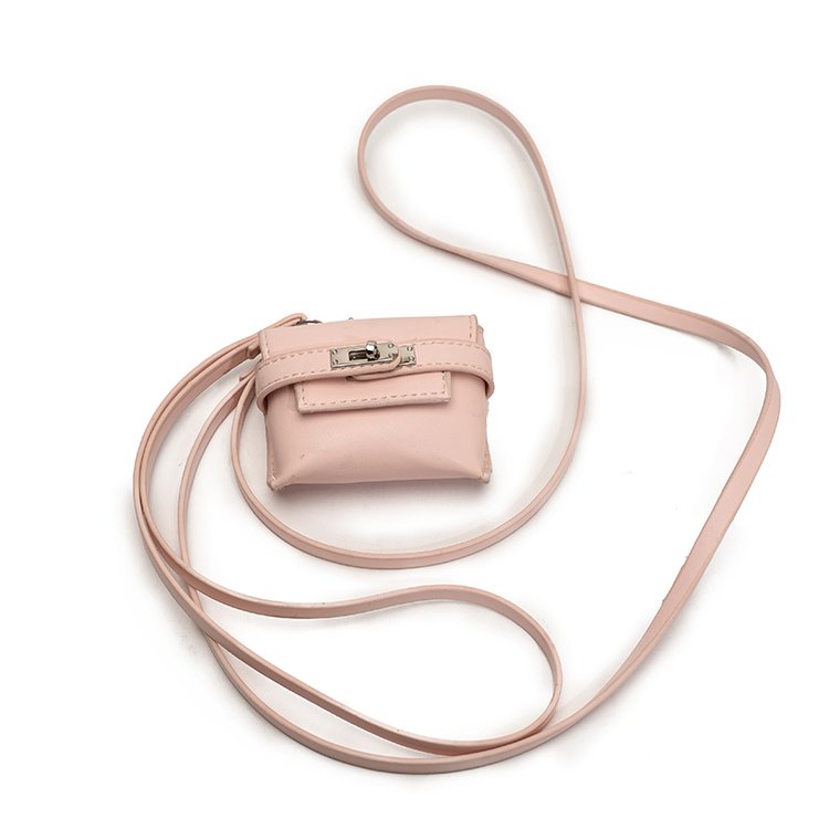 Women's PU Leather Compact Zip Mini Pouch view 1