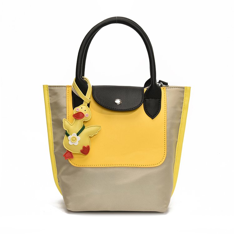 Women's Contrast Trim Tote Bag view 7