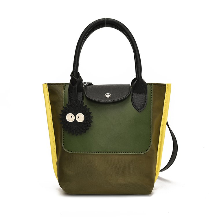 Women's Contrast Trim Tote Bag view 1