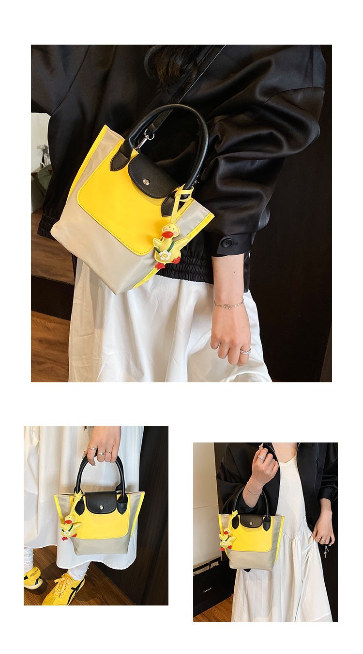 Women's Contrast Trim Tote Bag detail 8