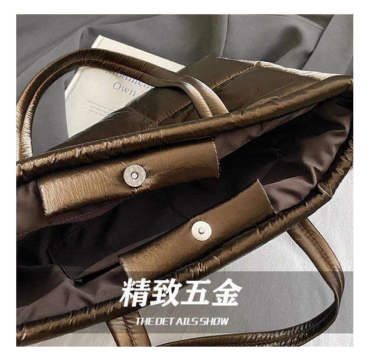Women's Contrast Trim Tote Bag detail 11