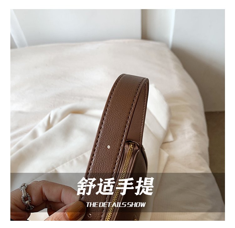 Women's PU Leather Crescent Shoulder Bag detail 9