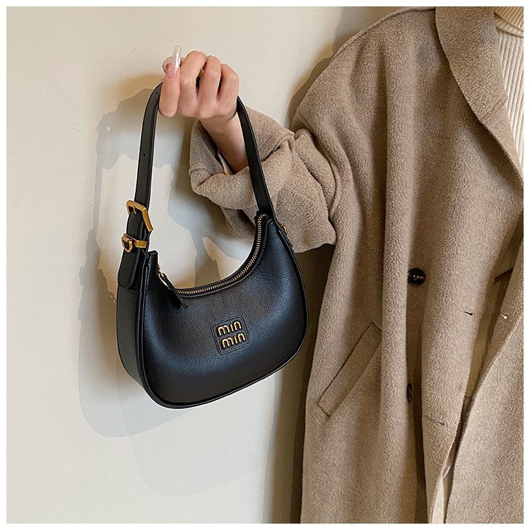 Women's PU Leather Crescent Shoulder Bag detail 20