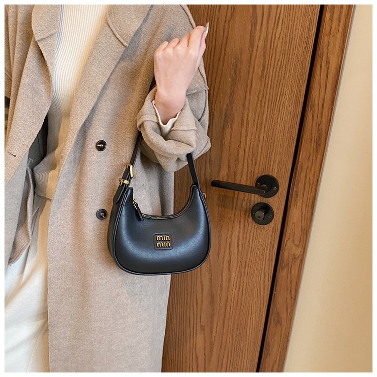 Women's PU Leather Crescent Shoulder Bag detail 23
